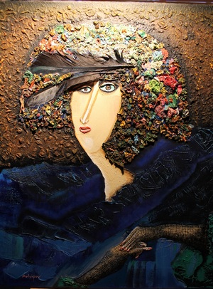 522 • Портрет дамы • Naisen muotokuva • Portrait of a Lady